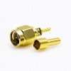 SMA Male Crimp Connector 180 Degree for RG178/RG196
