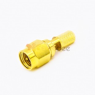 SMA Male Crimp Connector Straight for 5D-FB