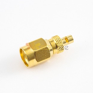 SMA Male Plug Connctor 180 Degree Crimp With Solder pour RG178/1.45MM