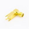 SMA Male Right Angle Connector PCB Mount DIP Type