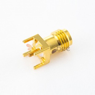 SMA PCB Connector Female Straight DIP Type