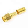 SMA RF Male Straight Connector Crimp for RG223