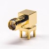 SMA Right Angle PCB Soquete Receptacle Através hole gold plating