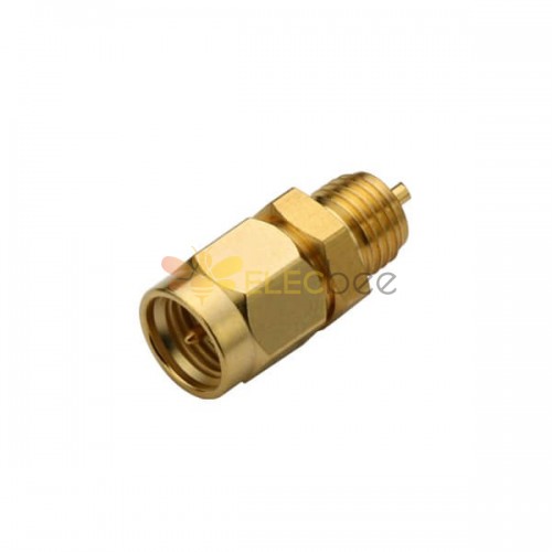 20pcs SMA Straight Bulkhead Plug Gold Plated Connector