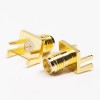 20pcs SMA Straight Female Connector Plate Edge Mount for PCB Mount Gold Plating