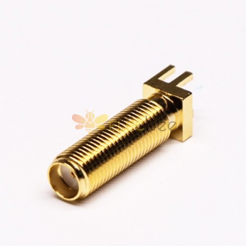 SMA Straight PCB Jack Coaxial Connector Plate Edge Mount