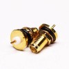 20pcs SMA Waterproof Female 180 Degree Bulkhead Mount Solder Type for Cable
