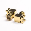 20pcs SMT SMA Connector Right Angled Gold Plating for PCB Mount
