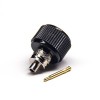 Solder Type Male Connector SMA Straight Solder Type with Black Plastic Shell