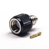 20pcs Solder Type SMA 50 Ohm Straight Black Plastic Shell RP Male Connector