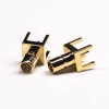 Through Hole SMB Gold Plated Male Stright Coaxial Connector