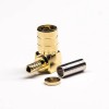 SMB Coaxial Connector 90 Degree Male Crimp Type for Coaxial Cable