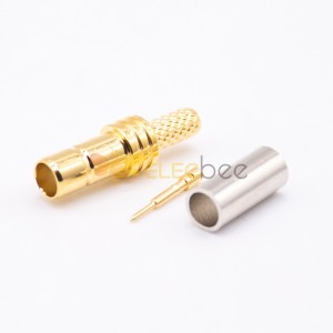 SMB Connector Female Straight Crimp Type for Coaxial Cable