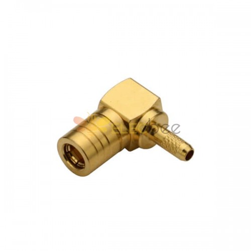 SMB Connector Right Angle Plug for Cable RG178