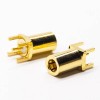 20pcs SMB Connector Straight Through Hole Male for PCB Mount