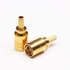 20pcs SMB Crimp Connector Male Straight for Coaxial Cable