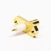 SMB Female Connectors Straight 2 Hole Flange Solder Type for Cable