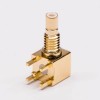 20 peças smb conector de ângulo reto fêmea banhado a ouro para montagem em PCB