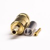 SMB Male Straight Connector Crimp Type for Coaxial Gold Plating