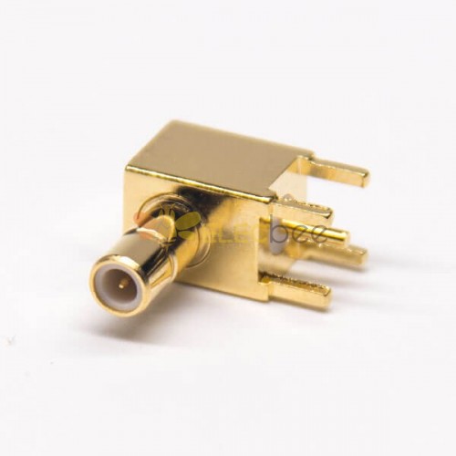 20 piezas SMB conector de ángulo recto macho a través del orificio de montaje en PCB
