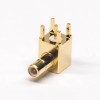 20pcs SMB Right Angle Connector Male Through Hole PCB Mount