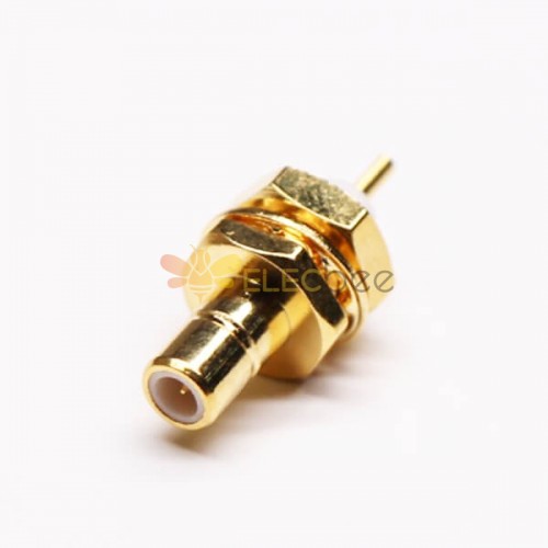 SMB Straight Female Connectors Solder for Cable Extended PTFE