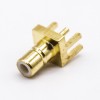 SMB Straight Gold Plated Female End Launch für Mount