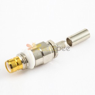 SMZ (BT43) Straight Connector Male Crimp SYV75-2-2 Cable