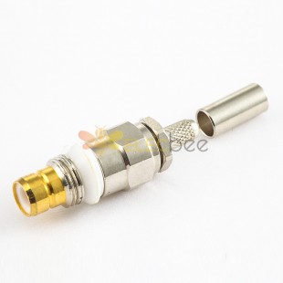 Straight SMZ (BT43) Connector Male Crimp SYV75-2-2 Cable