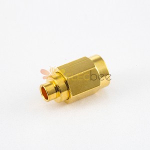 Connecteur mâle SSMA Câble de type à souder droit Semi-souple/semi-rigide-2