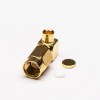 SSMA Right Angle Plug RF Connector Solder Type for Cable