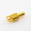 SSMB-Steckverbinder, PCB-Montage, männlich, gerade, versetzt, vergoldet, 50 Ω