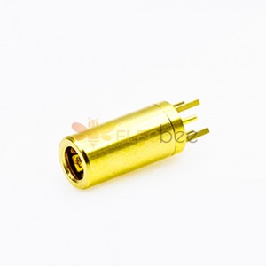 射频连接器 SSMB 连接器母头直焊 PCB 安装通孔