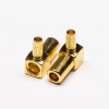 20pcs Right Angle SSMB Connector Male Crimp Type for Cable 50ohm