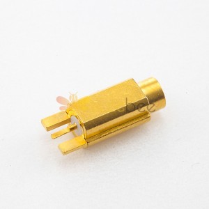 Tipo de soldadura de montaje en PCB recto hembra del conector SSMB Tipo compensado