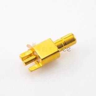 SSMB Connector Male Straight Solder Plate Edge Mount PCB Mount