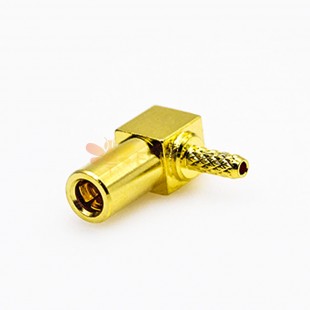 SSMB Connectors Female Right Angle Cable RG179 Crimp Type