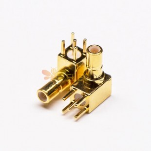 20pcs SSMB connecteur femelle coudé à travers le trou pour montage sur circuit imprimé