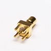 20 piezas PCB montaje SSMB conector hembra recto DIP chapado en oro