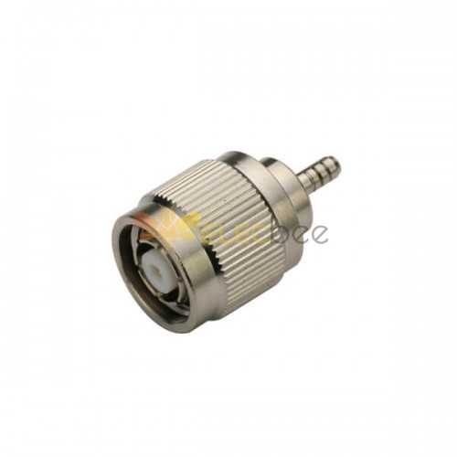 RP TNC Conector RG142 Straight Plug Crimp Type para Cabo RG400,142