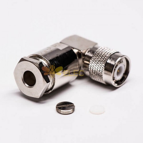 TNC Connector 90 Degree Clamp Type For Cable LMR400