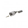 TNC Connector for RG140/U Male Straight 75Ω Cable Mount