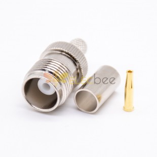20pcs TNC Female Plug Straight Crimped for Cable RG58