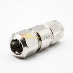 TNC Male Connector 50 ' Standard Cable Straight Screw-Joint Nickel Platin Twist On LMR400 Cable (en)