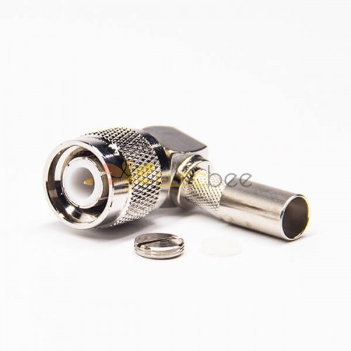 20pcs TNC Male Connector Right Angle Crimp Type with LMR240
