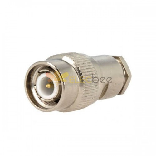 TNC Plug Male Straight 50Ω Rg58 Clamp for Cable