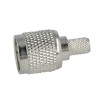 TNC Straight Male Connector 50ohm Crimped for Cable LMR240 O.D 6.1mm