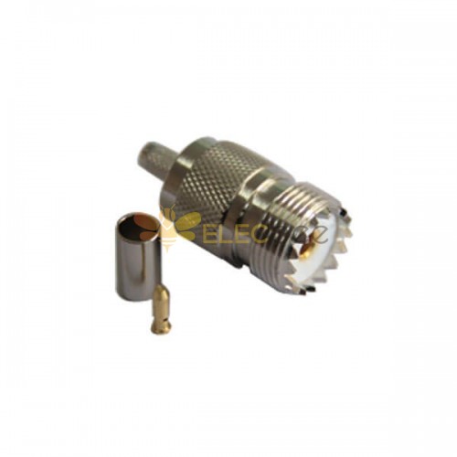 Straight UHF Connector Jack Crimp Type for LMR195