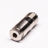 UHF 180 Degree Cable Connector Female Straight with Clamp Type