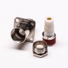 UHF Conector Jack Vertical e clamp tipo para Flange Mount
